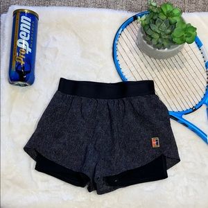 Nike Court Grey and Black Shorts!
